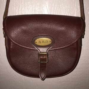 ASPREY LEATHER CROSSBODY BAG
