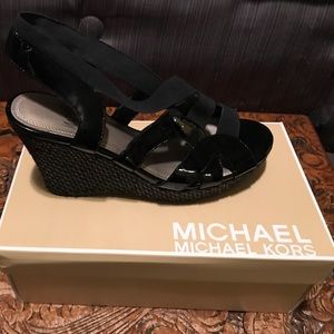 Impo Black Wedge Shoes