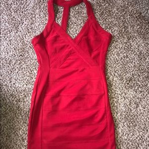 Beautiful red dress cute for homecoming
