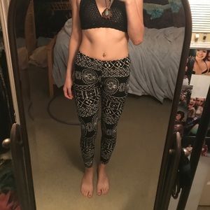 Tribal patterned leggings