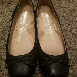 Black ballet flats