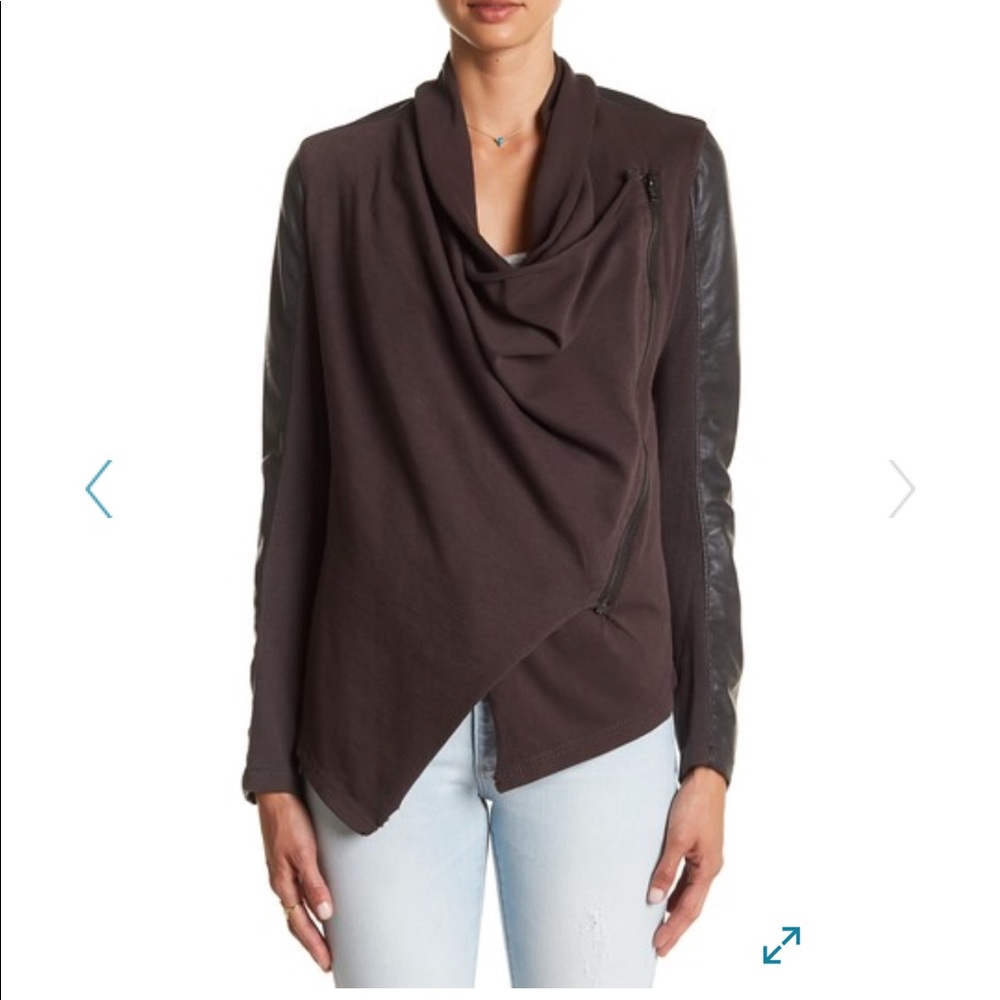 New Blank NYC Private Practice Mixed Media Jacket