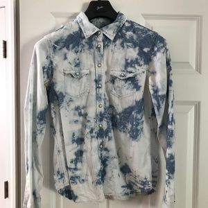 3/$12 American eagle light denim shirt: $6