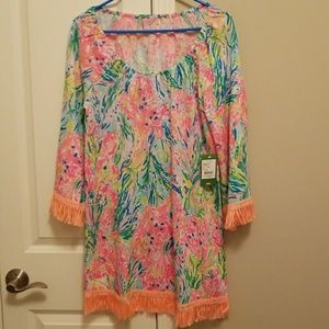 Lilly Pulitzer Getaway Cover-up in Fan Sea Pants Lilly Pulitzer Getaway Cover-up in Fan Sea Pants