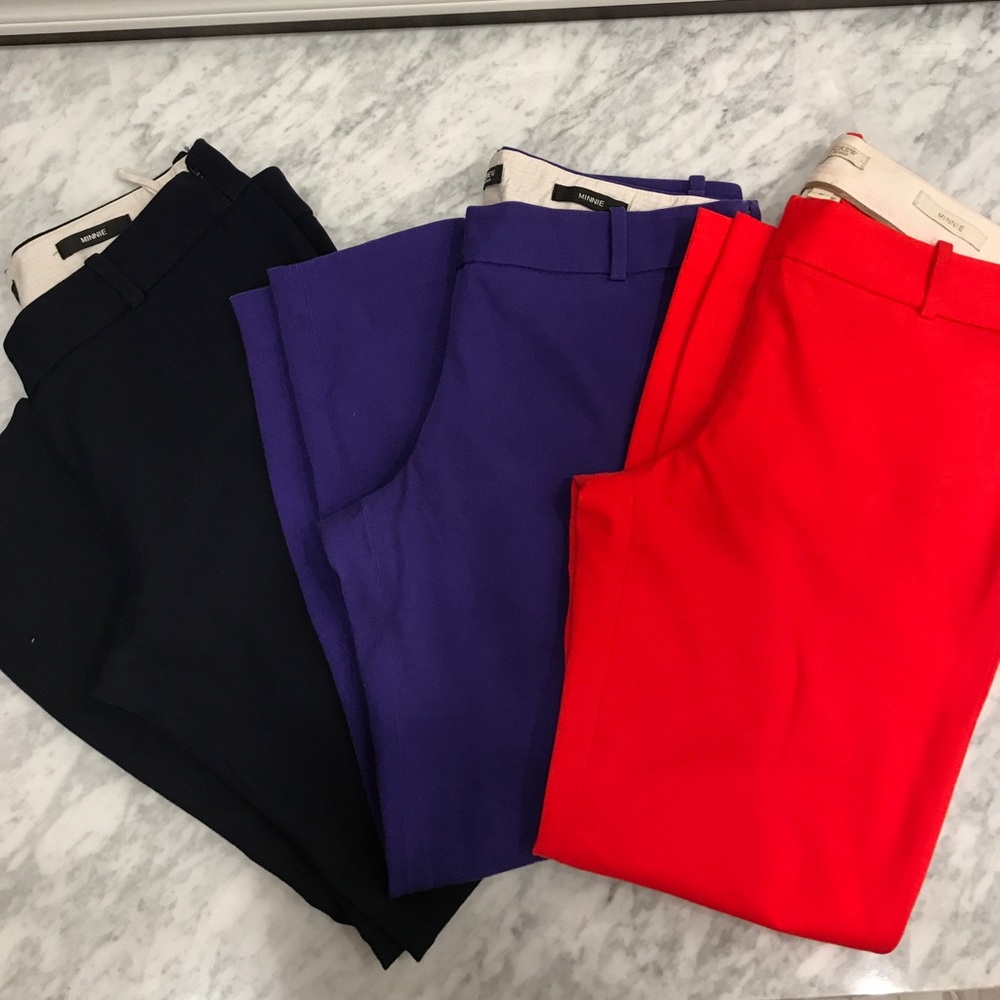 JCREW Minnie Pants trio