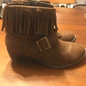 Brown booties
