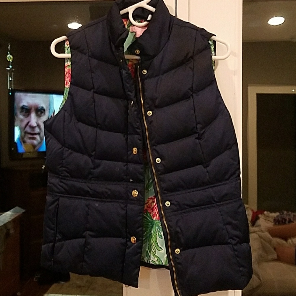 Lilly Pulitzer Navy vest