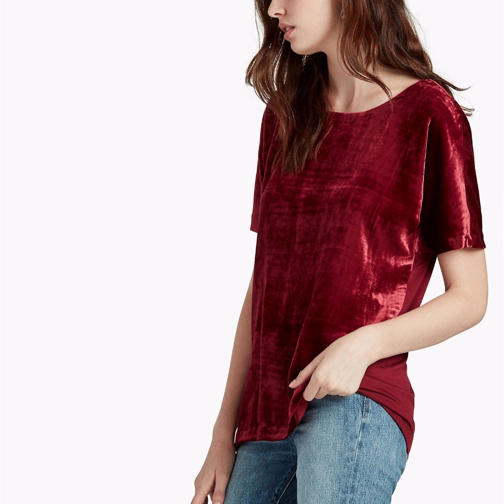 LUCKY BRAND Velvet Top