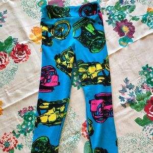 LulaRoe Kids S/M Motorcycle Leggings