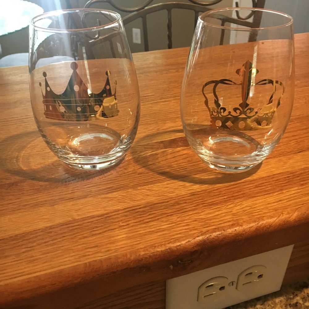 Wedding Glasses king/ queen
