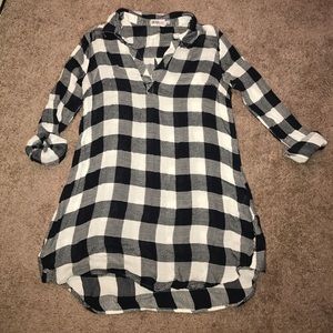 Just Fab flannel tunic
