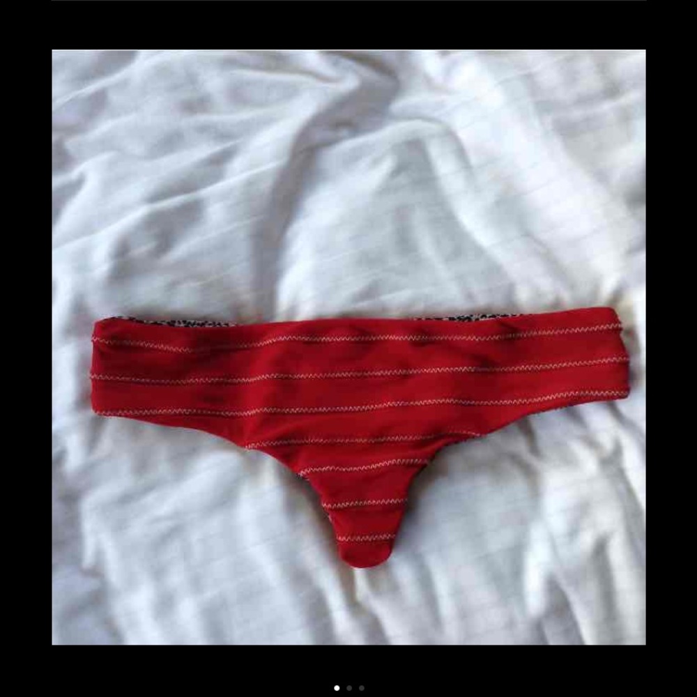 Acacia bikini bottoms red
