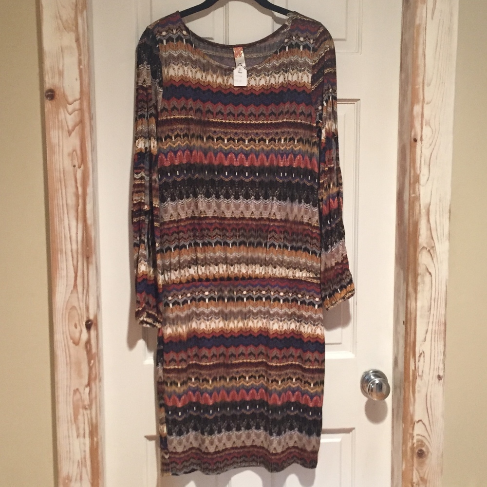 S TWELVE DROP WAIST DRESS - New
