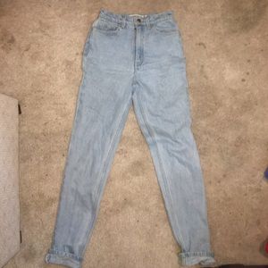American Apparel light wash Mom jeans 26