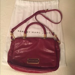 Marc Jacobs Red Patent Leather Crossbody Bag