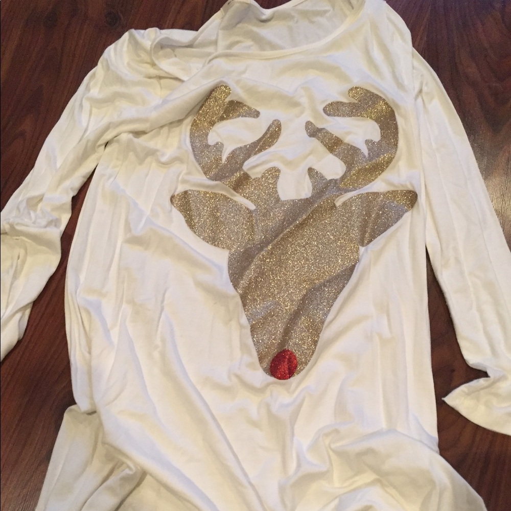 Rudolph glittered dress