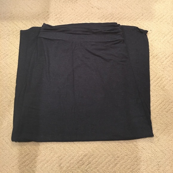 JCREW Jersey Maxiskirt - Navy - Picture 1 of 1