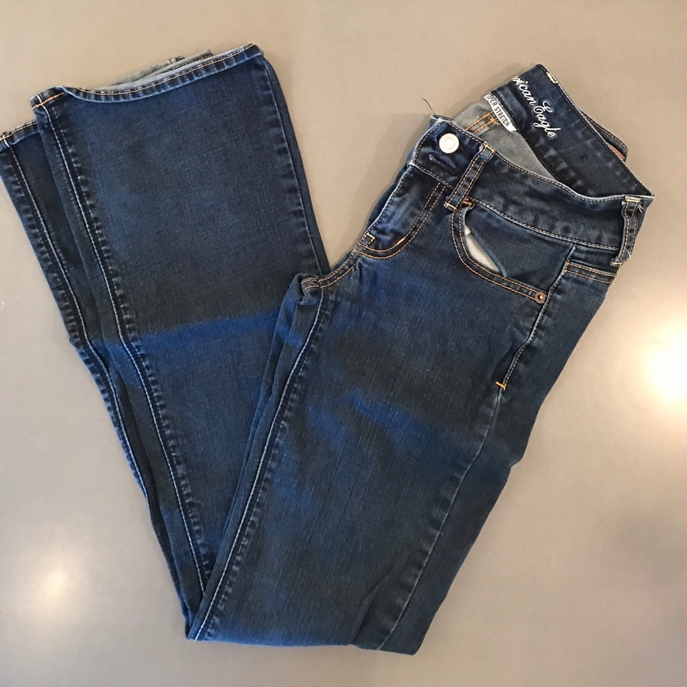 dark AE jeans