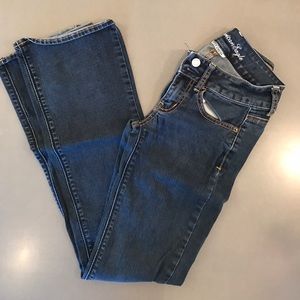dark AE jeans