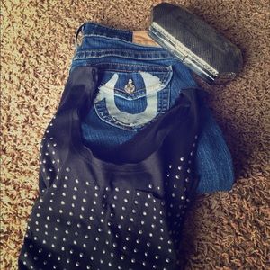 True Religion Jeans with Silver pocket detail 31