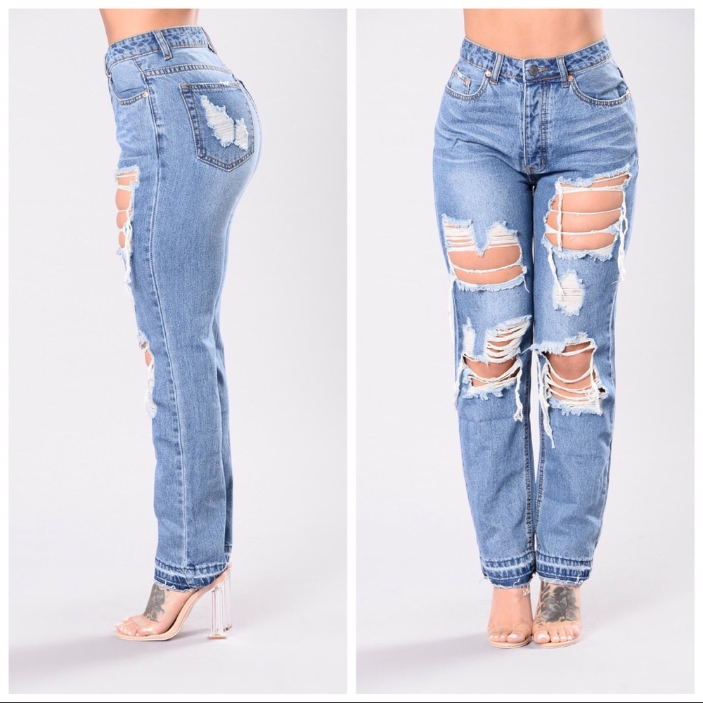 Fashion nova denim jeans