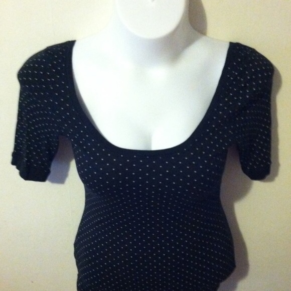 Express Polka dot tee women size small - Picture 2 of 3