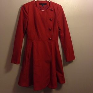 French Connection red coat