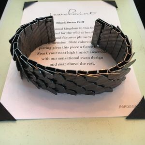 New In box jewelmint black swan cuff