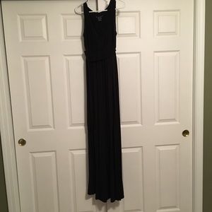 Black Liz Lange Maternity Maxi Dress