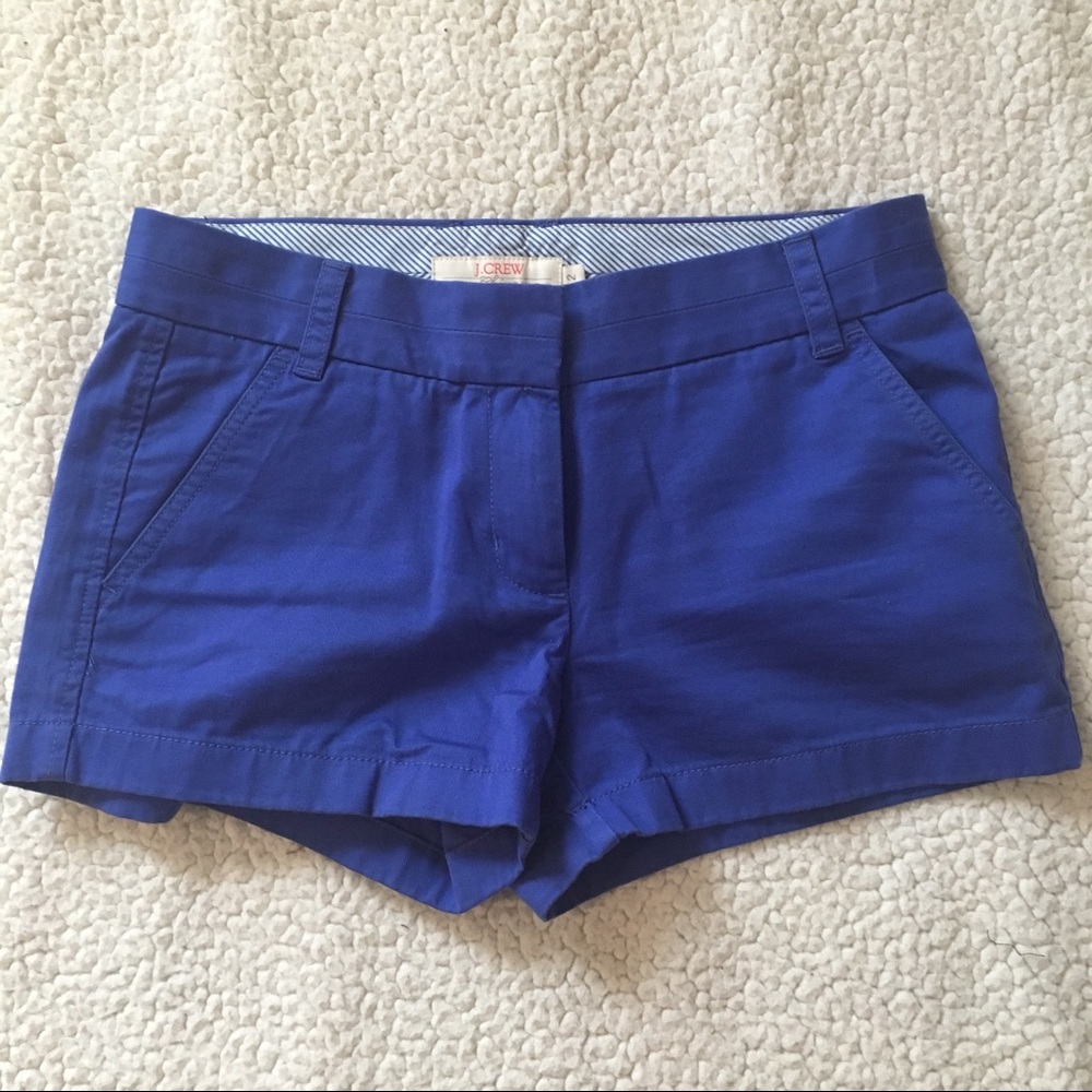 J.Crew Chino Broken In Shorts 2 Blue