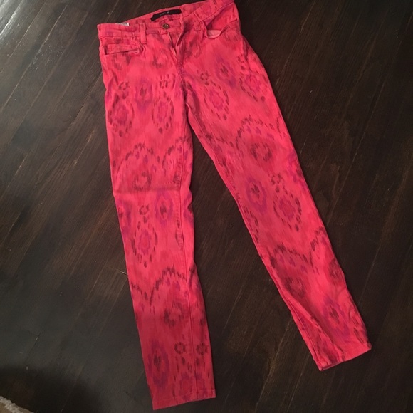 joe’s jeans | red ikat jeans - Picture 2 of 8