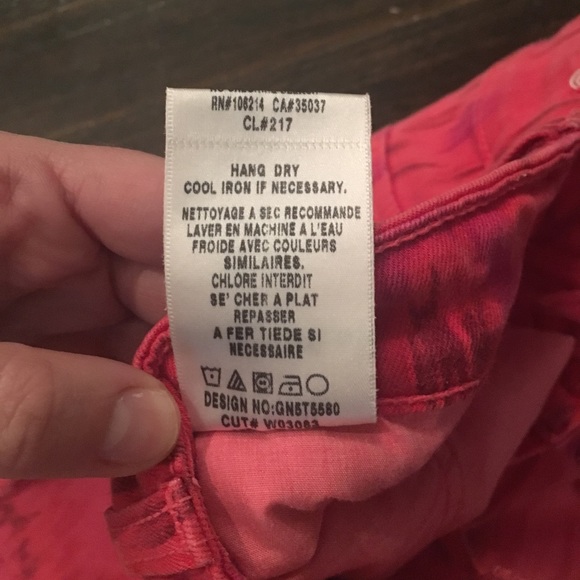 joe’s jeans | red ikat jeans - Picture 6 of 8