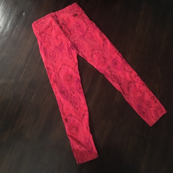 joe’s jeans | red ikat jeans - Picture 7 of 8
