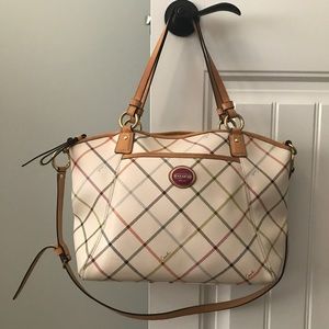 Coach Peyton Tattersall PVC Tote