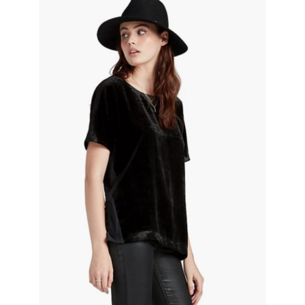 LUCKY BRAND Velvet Top