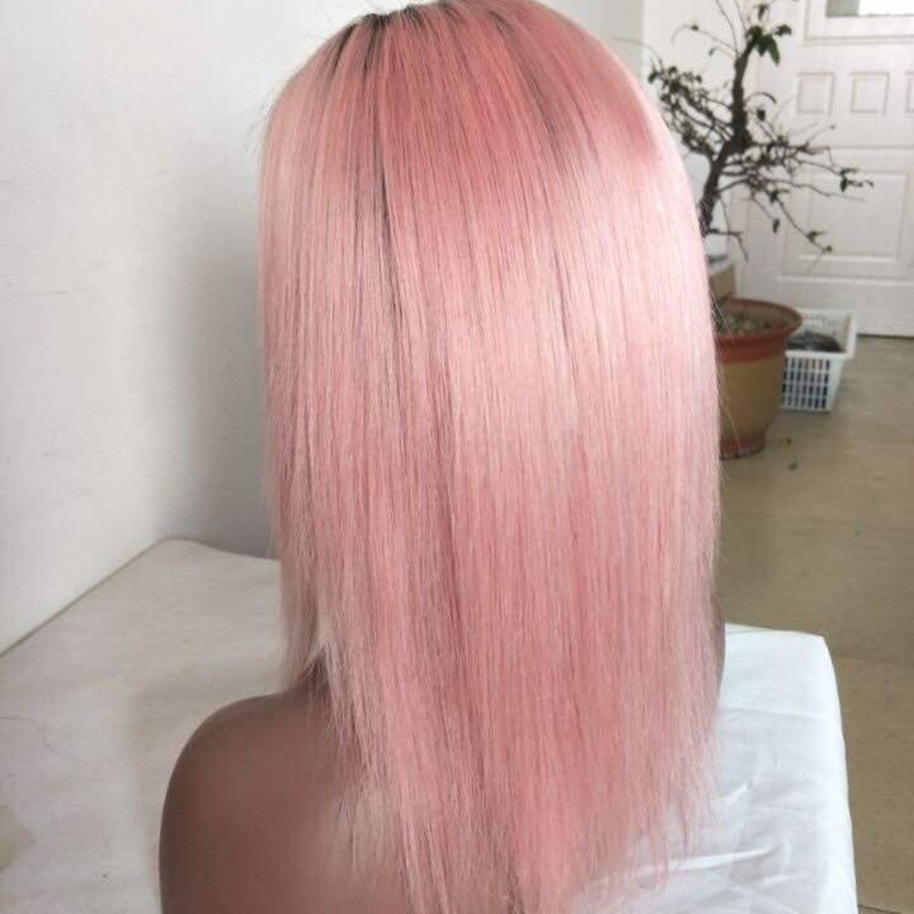 100% Remy Human Hair Wigs Ombre Lace Wig - Picture 2 of 2