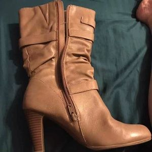Tan boots
