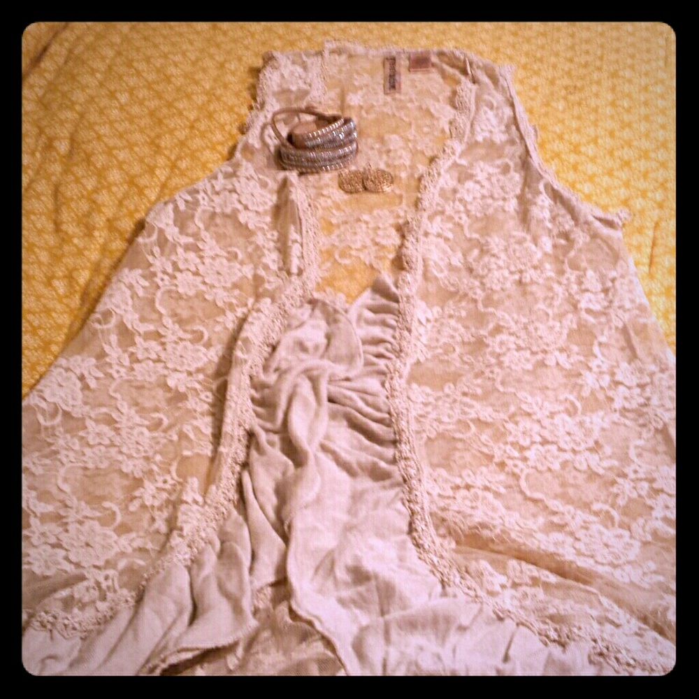 Lace vest