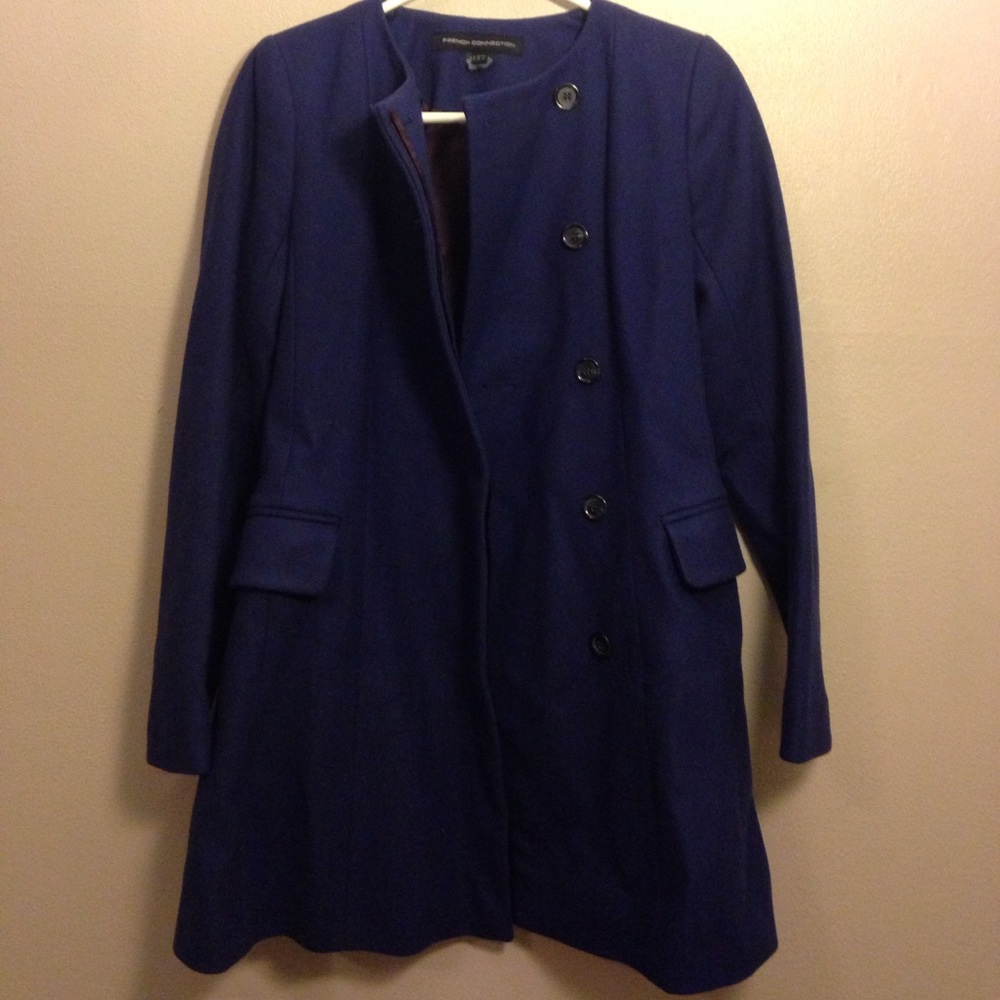 French Connection Blue coat