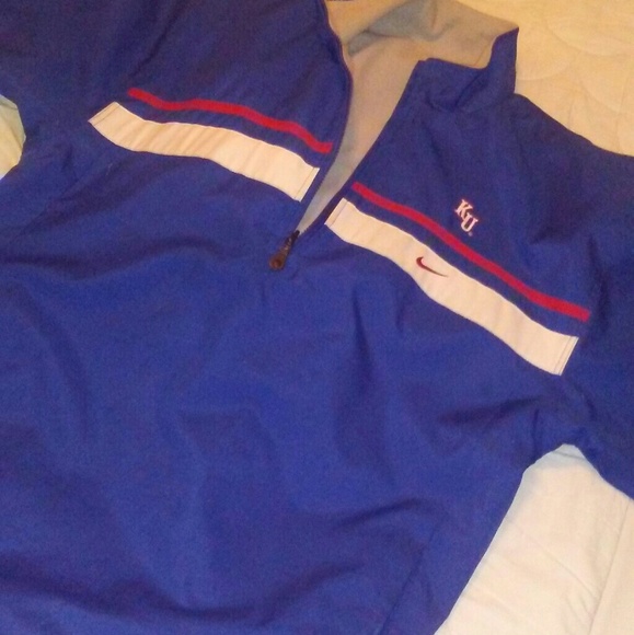 Nike men's KU reversible pullover jacket - Picture 1 of 4