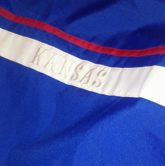 Nike men's KU reversible pullover jacket - Picture 3 of 4