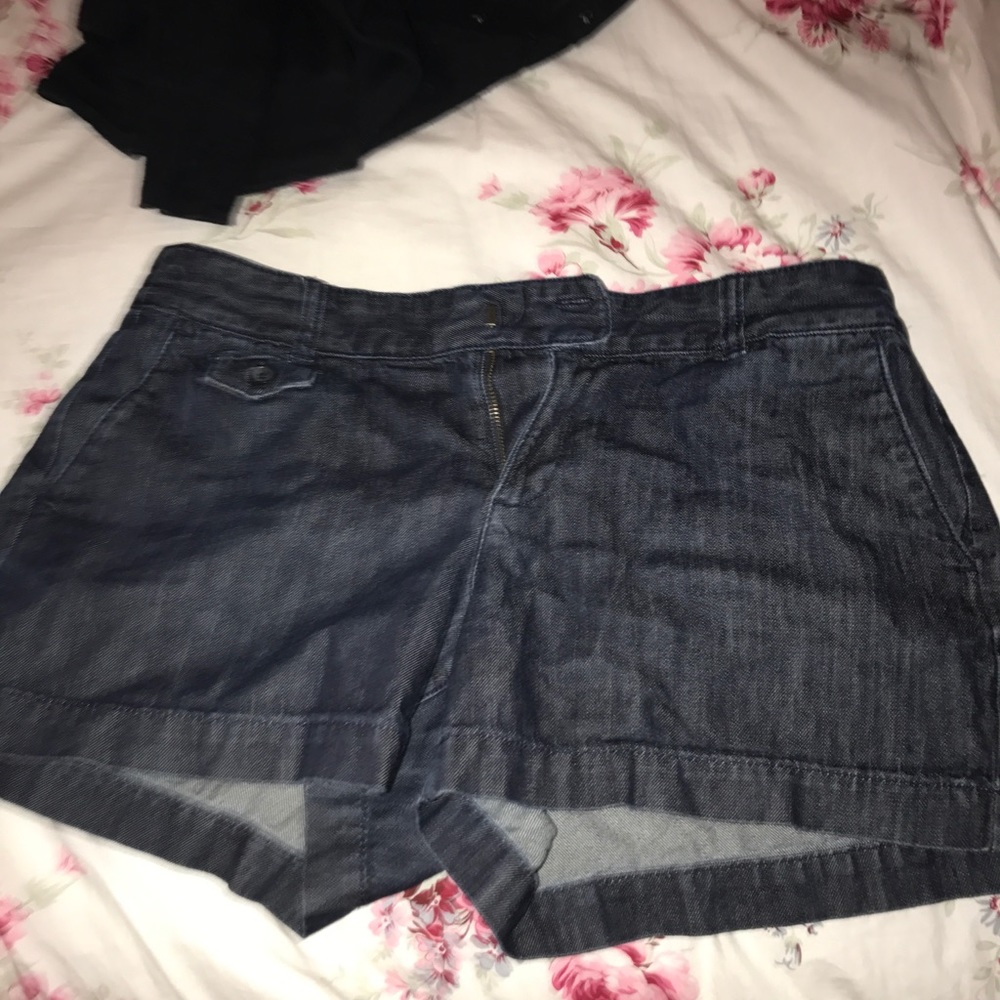 Denim Ann taylor loft shorts