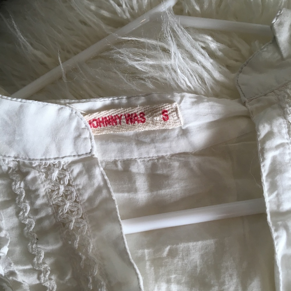 Johnny Was White Tunic