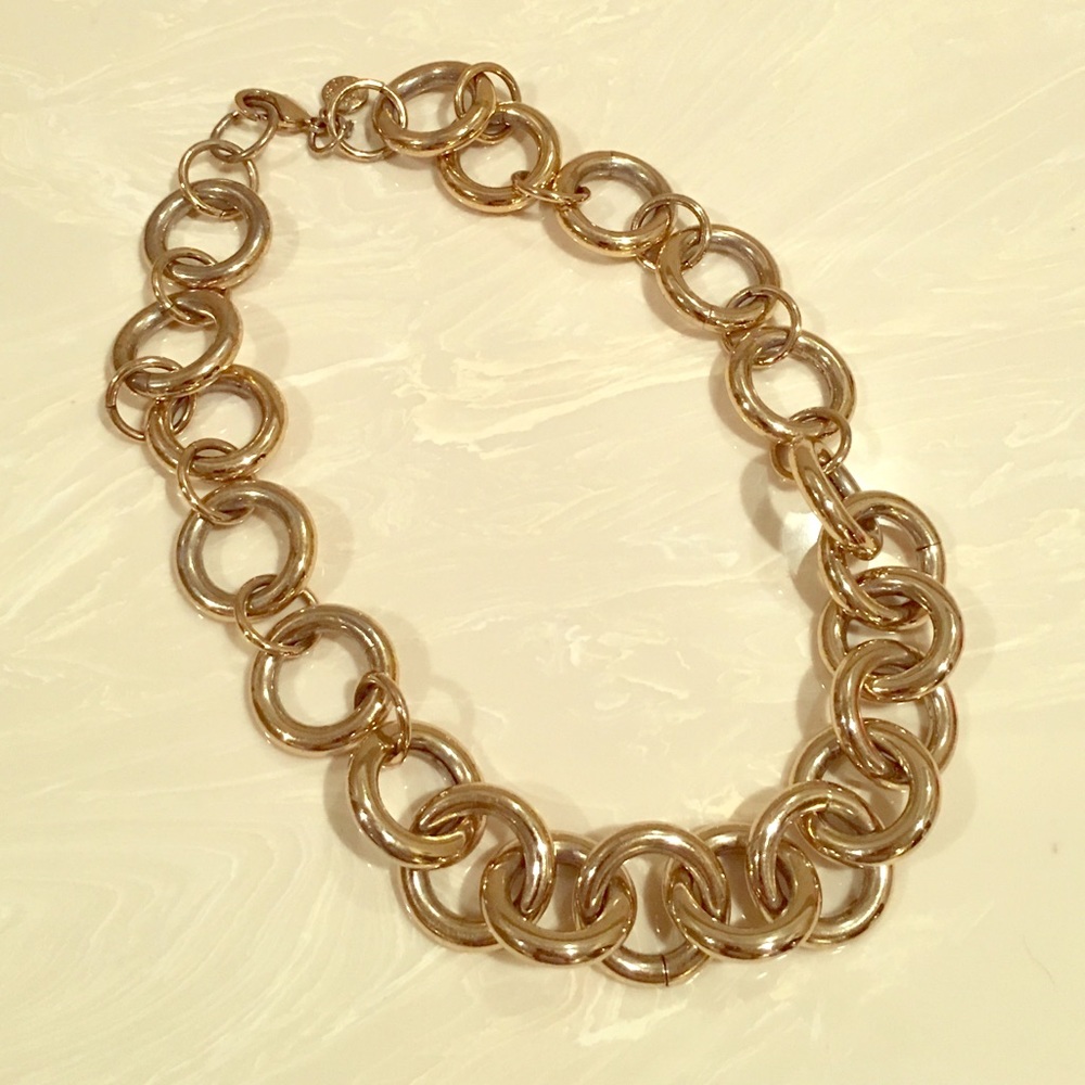 J. Crew gold chain necklace