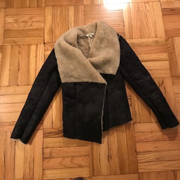 BB Dakota faux shearling jacket - Picture 2 of 6