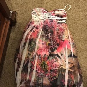 Strapless dress