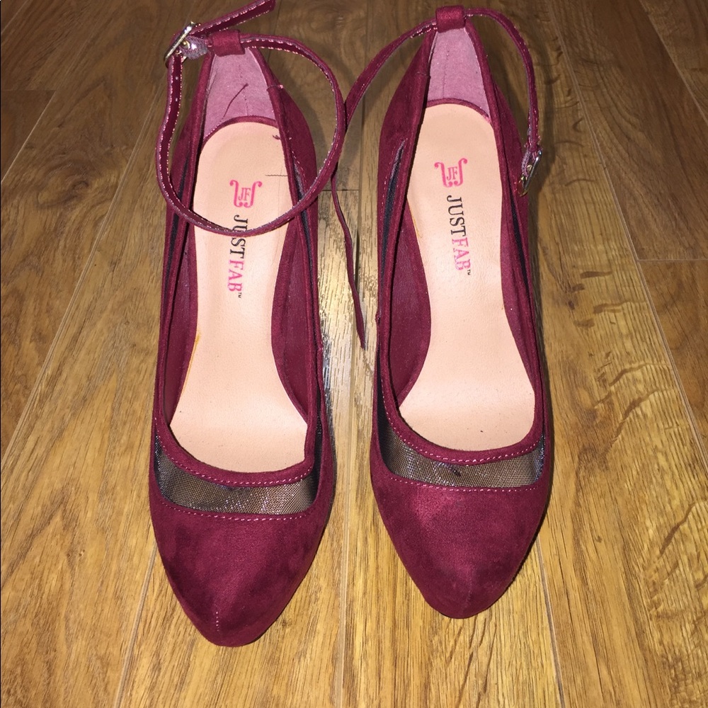 Maroon heels