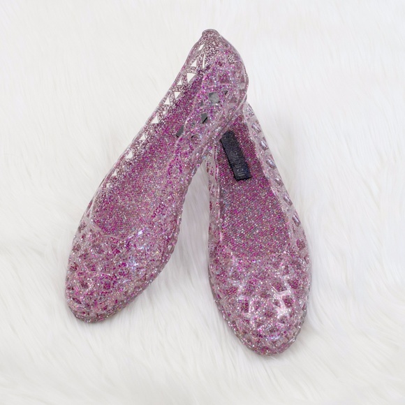 Jeffrey Campbell Shoes - FINAL! Jeffrey Campbell pink glitter jelly jam