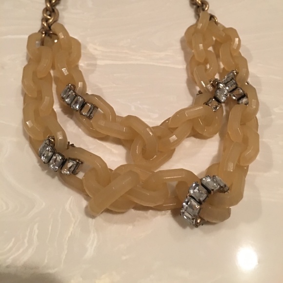 J. Crew Jewelry - J. Crew chain necklace with rhinestones J. Crew Jewelry - J. Crew chain necklace with rhinestones