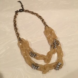 J. Crew Jewelry - J. Crew chain necklace with rhinestones J. Crew Jewelry - J. Crew chain necklace with rhinestones